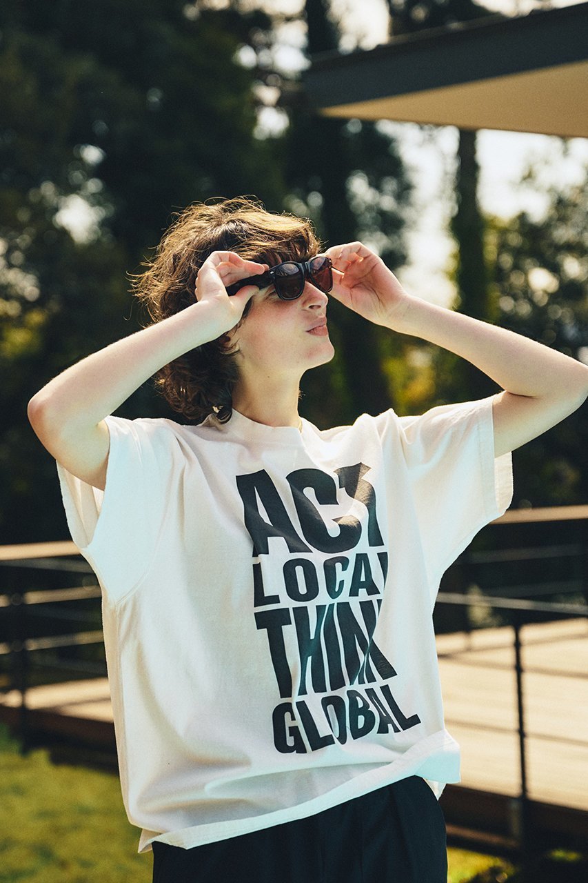 【サードマガジン/THIRD MAGAZINE】の【KATHARINE HAMNETT x THIRD MAGAZINE】限定スローガンTシャツ 人気、トレンドファッション・服の通販 founy(ファニー) 　ファッション　Fashion　レディースファッション　Fashion for Women　トップス・カットソー　Cut & Sew Tops　シャツ・ブラウス・オフィスカジュアル　Elegant Blouses & Button-Ups　ロングTシャツ・Tシャツ　Longline T-Shirts & Tees　カットソー・ベーシックTシャツ　Cut-and-Sewn Tops / Stretch Tees & Basics　グラフィック　Graphic, Graphic Design　コラボ　Collaboration, Collab　ショート　Short, Short Length　スリーブ　Sleeve, Long Sleeve / Short Sleeve　バランス　Balance, Style Balance　ビンテージ　Vintage, Retro Style　プリント　Print, Printed Pattern　other-7|ID: prp329100004895541 ipo3291000000036598557