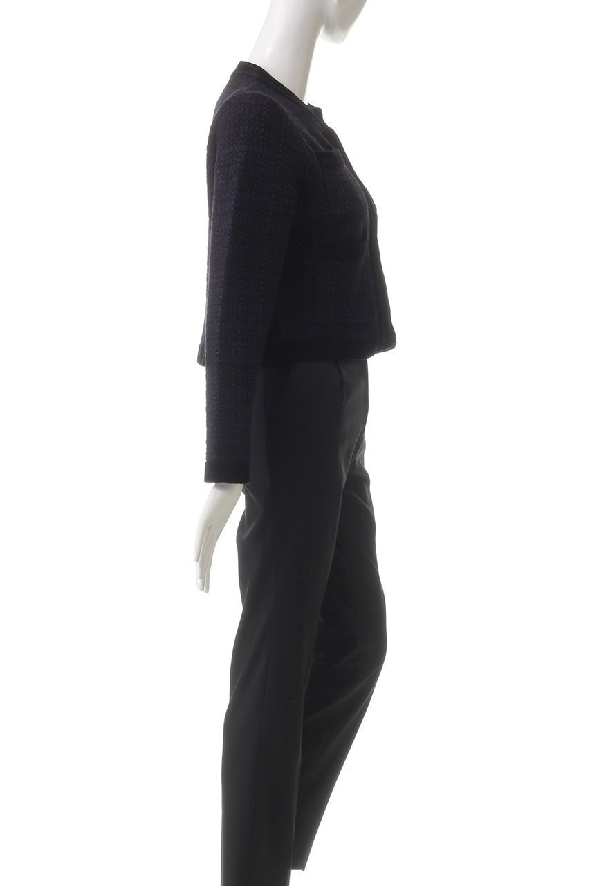 【アルアバイル/allureville】の【Loulou Willoughby】ツィードニットジャケット 大人の最旬トレンドファッション＆コーディネート founy(ファウニー) 　ファッション　Fashion　レディースファッション　Fashion for Women　アウター　Coat / Outerwear Collection　レディースジャケット・軽アウター　Jackets　カーディガン　Cardigan, Knitwear　ジャケット　Jacket, Outerwear　ツイード／ツィード　Choker, Choker Necklace　フォーマル　Formal, Dressy　フロント　Front, Front Design　ポケット　Pocket, Pocket Detail　エレガント 上品　Elegant　other-3|ID: prp329100004895552 ipo3291000000036954502