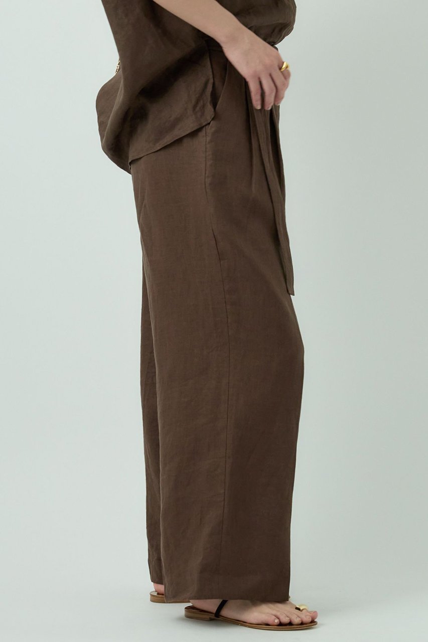 【カオス/Chaos】のカルーラリネンパンツ 人気、トレンドファッション・服の通販 founy(ファニー) 　ファッション　Fashion　レディースファッション　Fashion for Women　パンツ　Pants & Trousers　シンプル　Simple, Minimal　センター　Center, Center Line　タンブラー　Tumbler, Travel Mug　フラット　Flat, Flat Shoes　フランス　France, French　フロント　Front, Front Design　ポケット　Pocket, Pocket Detail　リネン　Linen, Linen Fabric　夏　Summer　other-7|ID: prp329100004895555 ipo3291000000036598641