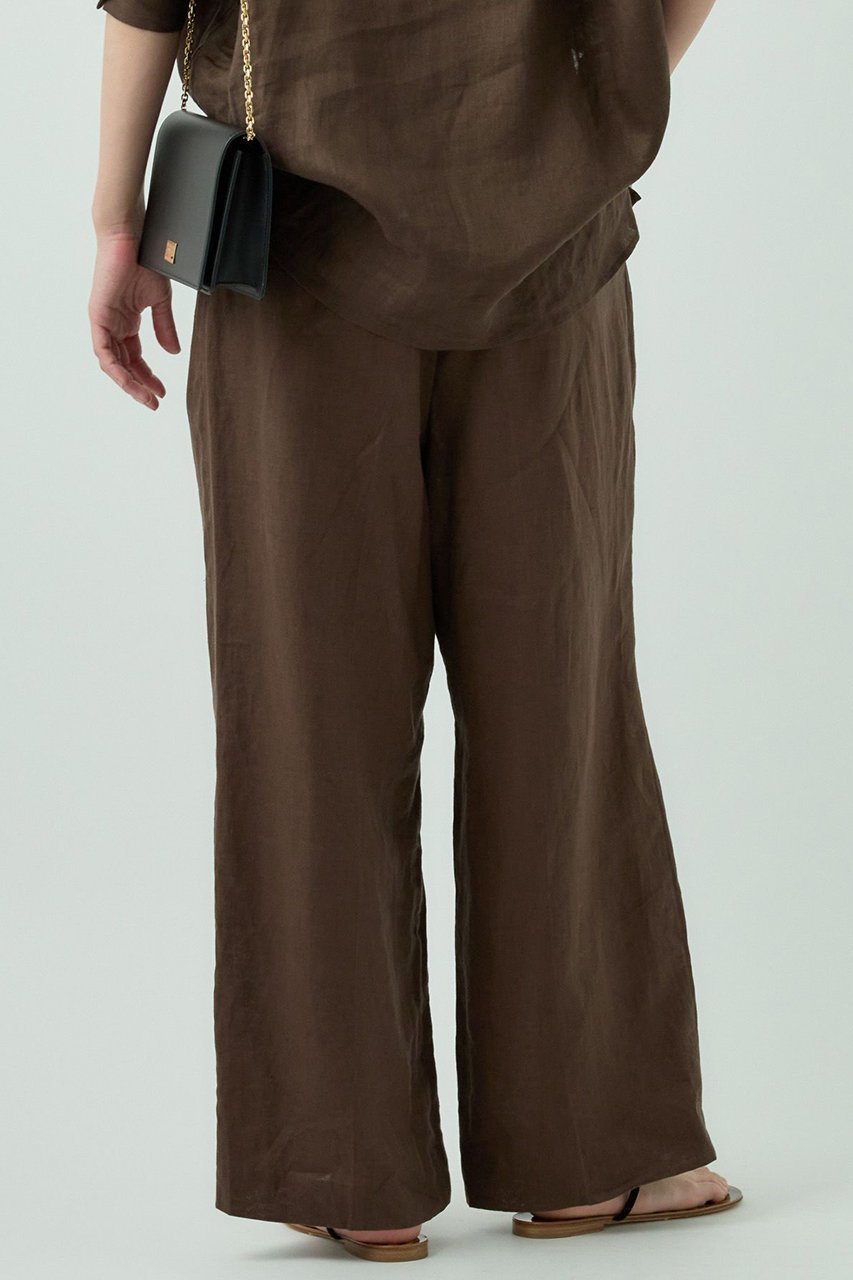 【カオス/Chaos】のカルーラリネンパンツ 人気、トレンドファッション・服の通販 founy(ファニー) 　ファッション　Fashion　レディースファッション　Fashion for Women　パンツ　Pants & Trousers　シンプル　Simple, Minimal　センター　Center, Center Line　タンブラー　Tumbler, Travel Mug　フラット　Flat, Flat Shoes　フランス　France, French　フロント　Front, Front Design　ポケット　Pocket, Pocket Detail　リネン　Linen, Linen Fabric　夏　Summer　other-8|ID: prp329100004895555 ipo3291000000036598643