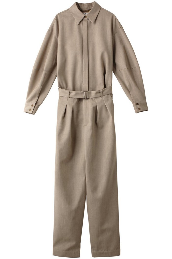 【マルティニーク/martinique】の【三尋木奈保×l heritage martinique】ウールギャバオールインワン インテリア・キッズ・メンズ・レディースファッション・服の通販 founy(ファニー) https://founy.com/ ファッション Fashion レディースファッション Fashion for Women パンツ Pants & Trousers ヴィンテージ Vintage Style カシュクール Wrap Design コラボ Collaboration, Collab スタンダード Standard, Basic スリーブ Sleeve, Long Sleeve / Short Sleeve セットアップ Set-Up, Coordinated Outfit セパレート Separate, Two-Piece ブラウジング Blouson Silhouette, Cinched Waist |ID: prp329100004895558 ipo3291000000036598666