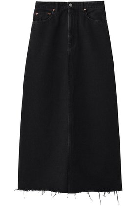 【オブラダ/Oblada】 BUDDY デニムスカート(BLACK)大人の最旬トレンドファッション＆コーディネート founy(ファウニー) ファッション Fashion レディースファッション Fashion for Women スカート Skirts デニムスカート・カジュアルスカート Denim Skirts ロングスカート Long Skirts / Maxi & Midi Skirts デニム Denim, Jeans Material ロング Long, Long-Length 新作・新入荷 New Arrivals / New In |ID:prp329100004895561