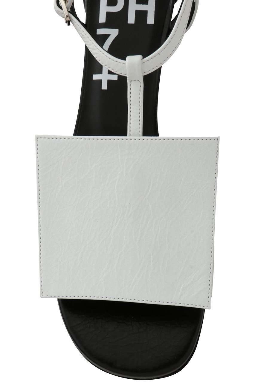 【ピアッカセッテ/ph7+】のスクエアモチーフTストラップサンダル 人気、トレンドファッション・服の通販 founy(ファニー) 　ファッション　Fashion　レディースファッション　Fashion for Women　サンダル　Sandals, Summer Shoes　シンプル　Simple, Minimal　スクエア　Square, Square Shape　ストラップサンダル　Strappy Sandals, Strap Sandals　モチーフ　Motif, Design Theme　ラップ　Wrap, Wrap Design　other-5|ID: prp329100004895564 ipo3291000000036598724