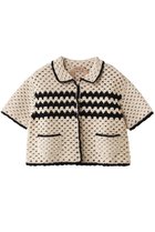 【ヌメロ ヴェントゥーノ/N°21】のハンドメイド コットン クロシェジャケット 人気、トレンドファッション・服の通販 founy(ファニー) ファッション Fashion レディースファッション Fashion for Women おすすめ Recommended / Our Picks カーディガン Cardigan, Knitwear クロシェ Crochet, Knitted Lace コンパクト Compact, Small Size ショート Short, Short Length ジャケット Jacket, Outerwear トリミング Trimming, Decorative Edge トレンド Trend, Trending Now ハンド Hand, Handmade ワイド Wide, Wide Fit thumbnail ベージュ|ID: prp329100004895576 ipo3291000000036598800