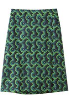 【マルティニーク/martinique】の【l heritage martinique】スカート 人気、トレンドファッション・服の通販 founy(ファニー) ファッション Fashion レディースファッション Fashion for Women スカート Skirts ロングスカート Long Skirts / Maxi & Midi Skirts シンプル Simple, Minimal プリント Print, Printed Pattern モチーフ Motif, Design Theme リネン Linen, Linen Fabric リラックス Relax, Relaxed Fit ロング Long, Long-Length thumbnail グリーン|ID: prp329100004895581 ipo3291000000036598840