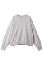 【グラフペーパー/Graphpaper】のCoiled Wool Nylon Oversized Crew Neck Knit 人気、トレンドファッション・服の通販 founy(ファニー) ファッション Fashion レディースファッション Fashion for Women トップス・カットソー Cut & Sew Tops ニット Knit Tops & Sweaters カジュアルプルオーバー・ニットトップス Pullovers & Knit Tops / Casual Pullovers シアー Sheer, See-Through ショート Short, Short Length バランス Balance, Style Balance フレア Flare, Flared ワイド Wide, Wide Fit thumbnail PEARL WHITE|ID: prp329100004895582 ipo3291000000036598849