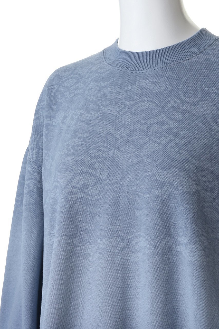 【メゾンスペシャル/MAISON SPECIAL】の【UNISEX】レーススプレーダイ クルーネックPO 人気、トレンドファッション・服の通販 founy(ファニー) 　ファッション　Fashion　レディースファッション　Fashion for Women　トップス・カットソー　Cut & Sew Tops　シャツ・ブラウス・オフィスカジュアル　Elegant Blouses & Button-Ups　レディースパーカー・カジュアルフーディー　Casual Hoodies & Sweatshirts　ロングTシャツ・Tシャツ　Longline T-Shirts & Tees　スウェット・クルーネックトップス　Sweatshirts & Crewnecks / Relaxed Fit Sweat Tops　カットソー・ベーシックTシャツ　Cut-and-Sewn Tops / Stretch Tees & Basics　ユニセックス　Unisex, Genderless　グラデーション　Gradient, Ombre　ショルダー　Shoulder, Shoulder Strap　スリット　Slit, Slit Detail　ドロップ　Drop Shoulder, Dropped Style　レース　Lace, Lace Fabric　無地　Plain, Solid Color　other-5|ID: prp329100004895584 ipo3291000000036598882