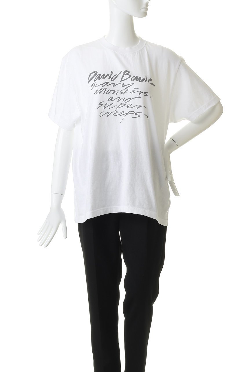 【エリオポール/heliopole】の【GOOD ROCK SPEED】DavidBowie Tシャツ 人気、トレンドファッション・服の通販 founy(ファニー) 　ファッション　Fashion　レディースファッション　Fashion for Women　トップス・カットソー　Cut & Sew Tops　シャツ・ブラウス・オフィスカジュアル　Elegant Blouses & Button-Ups　ロングTシャツ・Tシャツ　Longline T-Shirts & Tees　カットソー・ベーシックTシャツ　Cut-and-Sewn Tops / Stretch Tees & Basics　ショート　Short, Short Length　シンプル　Simple, Minimal　スリーブ　Sleeve, Long Sleeve / Short Sleeve　ボトム　Bottoms, Lower Wear　モチーフ　Motif, Design Theme　other-2|ID: prp329100004895587 ipo3291000000036598894