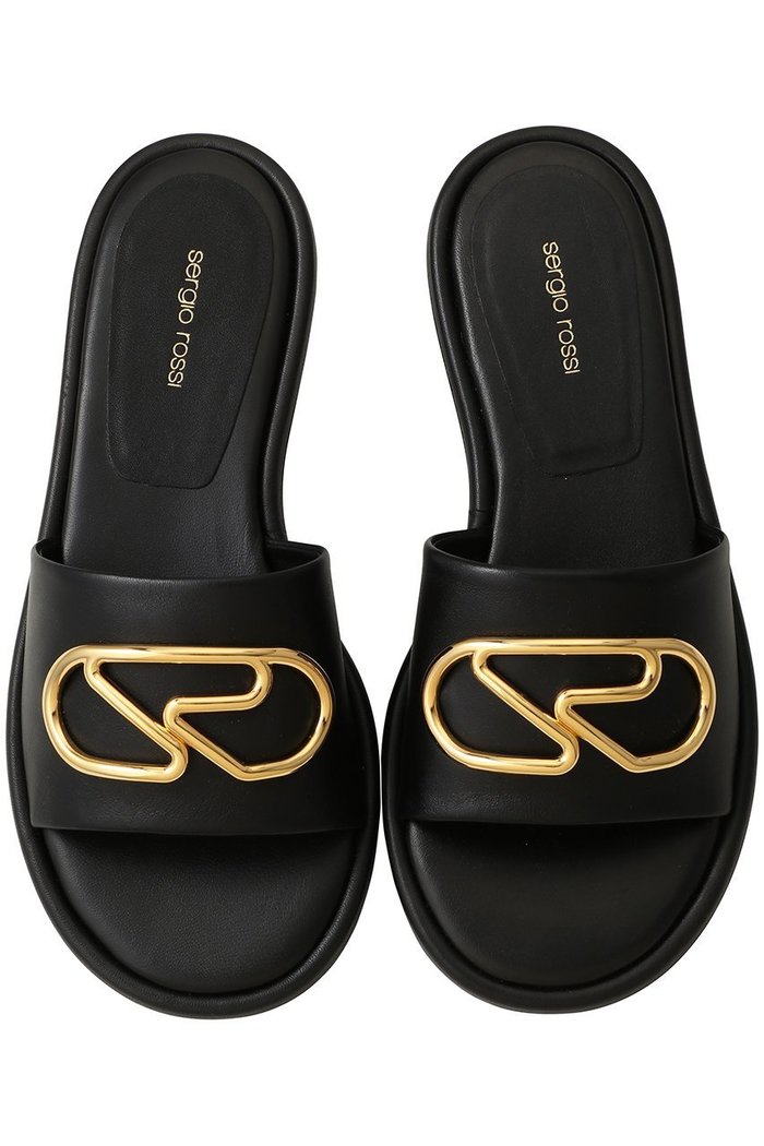 【セルジオ ロッシ/SERGIO ROSSI】のSURGE スライドサンダル インテリア・キッズ・メンズ・レディースファッション・服の通販 founy(ファニー) https://founy.com/ ファッション Fashion レディースファッション Fashion for Women サンダル Sandals, Summer Shoes フラット Flat, Flat Shoes モチーフ Motif, Design Theme ラグジュアリー Luxury, Elegant リゾート Resort, Vacation Style |ID: prp329100004895605 ipo3291000000036894830
