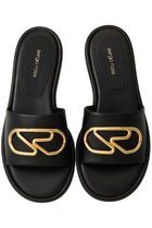 【セルジオ ロッシ/SERGIO ROSSI】のSURGE スライドサンダル ブラック|ID: prp329100004895605 ipo3291000000036894832