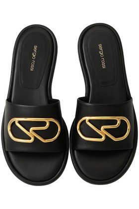 【セルジオ ロッシ/SERGIO ROSSI】 SURGE スライドサンダル大人の最旬トレンドファッション＆コーディネート founy(ファウニー) ファッション Fashion レディースファッション Fashion for Women サンダル Sandals, Summer Shoes フラット Flat, Flat Shoes モチーフ Motif, Design Theme ラグジュアリー Luxury, Elegant リゾート Resort, Vacation Style |ID:prp329100004895605