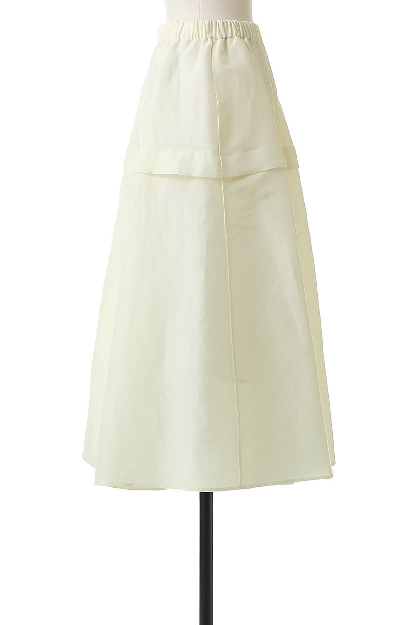 【ブラミンク/BLAMINK】のギャザーフレアスカート 人気、トレンドファッション・服の通販 founy(ファニー) 　ファッション　Fashion　レディースファッション　Fashion for Women　スカート　Skirts　Aライン・フレアスカート　A-Line & Flared Skirts　アンダー　Underwear Essentials　サンダル　Sandals, Summer Shoes　シルク　Silk, 100% Silk　フォルム　Silhouette, Form　フレア　Flare, Flared　ミックス　Mix, Mixed Style　other-3|ID: prp329100004895610 ipo3291000000036599126