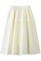 【ブラミンク/BLAMINK】のギャザーフレアスカート 人気、トレンドファッション・服の通販 founy(ファニー) ファッション Fashion レディースファッション Fashion for Women スカート Skirts Aライン・フレアスカート A-Line & Flared Skirts アンダー Underwear Essentials サンダル Sandals, Summer Shoes シルク Silk, 100% Silk フォルム Silhouette, Form フレア Flare, Flared ミックス Mix, Mixed Style |ID:prp329100004895610