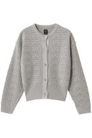 【バトナー/BATONER】のGRASSY レース クルーネック カーディガン 大人の最旬トレンドファッション＆コーディネート founy(ファウニー) ファッション Fashion レディースファッション Fashion for Women トップス・カットソー Cut & Sew Tops ニット Knit Tops & Sweaters カーディガン・羽織り Layered Style Cardigans カーディガン Cardigan, Knitwear クロシェ Crochet, Knitted Lace バランス Balance, Style Balance レース Lace, Lace Fabric 再入荷 Restock / Back in Stock 手編み Hand-Knitted, Handmade Knit |ID:prp329100004895623