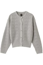 【バトナー/BATONER】のGRASSY レース クルーネック カーディガン ベージュ|ID: prp329100004895623 ipo3291000000037239241