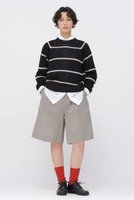 【マーガレットハウエル/MARGARET HOWELL】のFINE STRIPE COTTON SILK TROUSERS 人気、トレンドファッション・服の通販 founy(ファニー) ファッション Fashion レディースファッション Fashion for Women パンツ Pants & Trousers ショートパンツ・ハーフパンツ High-Waisted & Relaxed Shorts おすすめ Recommended / Our Picks ショーツ Shorts, Short Pants ショート Short, Short Length シルク Silk, 100% Silk ジャケット Jacket, Outerwear ストライプ Stripe, Striped Pattern セットアップ Set-Up, Coordinated Outfit ダブル Double, Double-Breasted バランス Balance, Style Balance フォルム Silhouette, Form フロント Front, Front Design プリーツ Pleats, Pleated リラックス Relax, Relaxed Fit 夏 Summer |ID:prp329100004895632