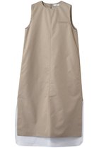 【エブール/ebure】のコットンシャンブレーツイル Iラインワンピース ベージュ|ID: prp329100004895633 ipo3291000000036895593