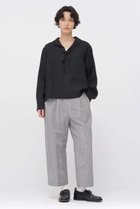 【マーガレットハウエル/MARGARET HOWELL】のPRINCE OF WALES CHECK COTTON LINEN TROUSERS ホワイト|ID: prp329100004895637 ipo3291000000036599460