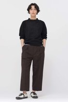 【マーガレットハウエル/MARGARET HOWELL】のPRINCE OF WALES CHECK COTTON LINEN TROUSERS ブラウン|ID: prp329100004895637 ipo3291000000036599461