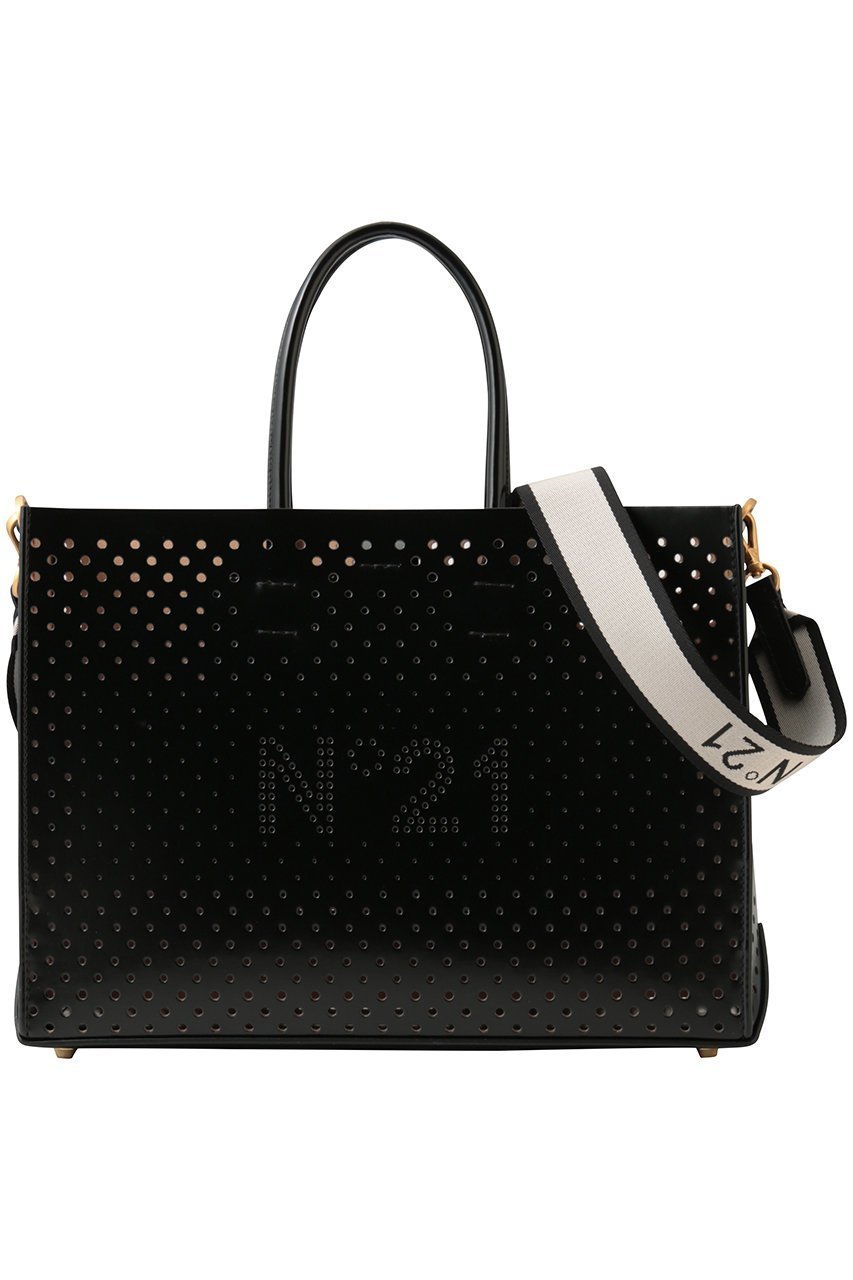 【ヌメロ ヴェントゥーノ/N°21】の2WAY パンチング バッグ 大人の最旬トレンドファッション＆コーディネート founy(ファウニー) 　ファッション　Fashion　レディースファッション　Fashion for Women　バッグ　Bags　オケージョン　Occasion Wear　スポーティ　Sporty, Casual Athletic　フォルム　Silhouette, Form　ポケット　Pocket, Pocket Detail　ポーチ　Pouch, Small Case　再入荷　Restock / Back in Stock　 other-1|ID: prp329100004895642 ipo3291000000036895722