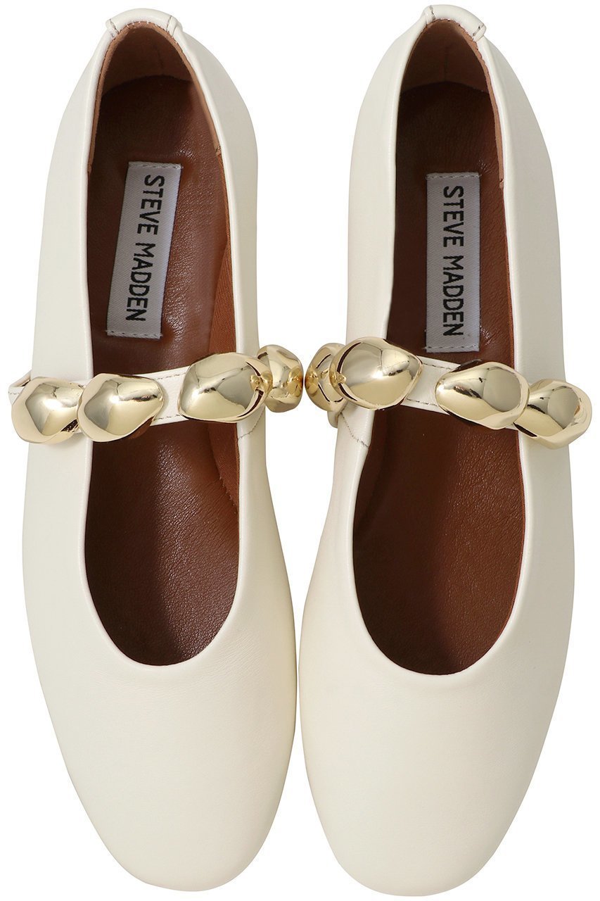 【スティーブマデン/STEVE MADDEN】のPOPPIN ビジューフラットパンプス インテリア・キッズ・メンズ・レディースファッション・服の通販 founy(ファウニー) 　ファッション　Fashion　レディースファッション　Fashion for Women　パーティ　Party, Party Style　フェミニン　Feminine, Girly　フラット　Flat, Flat Shoes　ラップ　Wrap, Wrap Design　エレガント 上品　Elegant　再入荷　Restock / Back in Stock　BONE/L|ID: prp329100004895643 ipo3291000000036897082