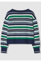 【アルアバイル/allureville】の異素材MIXマルチボーダープルオーバー 人気、トレンドファッション・服の通販 founy(ファニー) ファッション Fashion レディースファッション Fashion for Women トップス・カットソー Cut & Sew Tops ニット Knit Tops & Sweaters カジュアルプルオーバー・ニットトップス Pullovers & Knit Tops / Casual Pullovers おすすめ Recommended / Our Picks インナー Innerwear ストール Stole, Wrap セーター Sweater, Knitwear テクスチャー Texture, Textured Fabric トレンド Trend, Trending Now ボーダー Border, Stripe 春 Spring thumbnail グリーン系|ID: prp329100004895650 ipo3291000000036599544