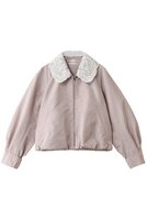 【デザイン ワークス/DESIGN WORKS】の刺しゅうレース襟タフタブルゾン 人気、トレンドファッション・服の通販 founy(ファニー) ファッション Fashion レディースファッション Fashion for Women アウター Coat / Outerwear Collection レディースジャケット・軽アウター Jackets ブルゾンジャケット・スポーティアウター Blouson Jackets おすすめ Recommended / Our Picks ジャケット Jacket, Outerwear タフタ Taffeta, Structured Fabric ダウン Down, Puffer デニム Denim, Jeans Material バランス Balance, Style Balance フェミニン Feminine, Girly フォルム Silhouette, Form ブルゾン Blouson, Bomber Jacket レース Lace, Lace Fabric ワイド Wide, Wide Fit |ID:prp329100004895657