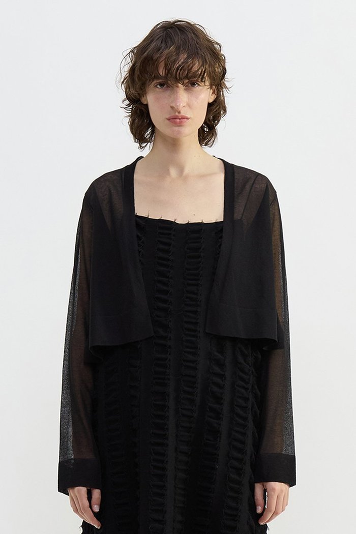 【プレインピープル/PLAIN PEOPLE】のLOSEYショートカーディガン インテリア・キッズ・メンズ・レディースファッション・服の通販 founy(ファニー) https://founy.com/ ファッション Fashion レディースファッション Fashion for Women トップス・カットソー Cut & Sew Tops ニット Knit Tops & Sweaters カーディガン・羽織り Layered Style Cardigans カーディガン Cardigan, Knitwear キャミソール Camisole, Spaghetti Strap Top ショート Short, Short Length ストライプ Stripe, Striped Pattern ドレス Dress, One-Piece バランス Balance, Style Balance ボトム Bottoms, Lower Wear 夏 Summer 新作・新入荷 New Arrivals / New In |ID: prp329100004895660 ipo3291000000037009921