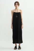 【プレインピープル/PLAIN PEOPLE】のストライプカットJQキャミソールドレス ブラック|ID: prp329100004895661 ipo3291000000037009933