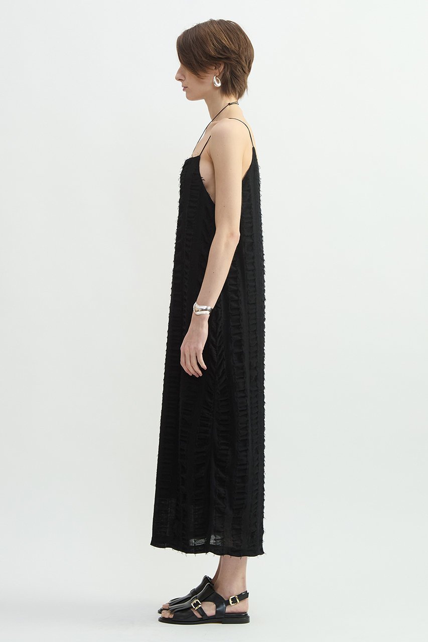 【プレインピープル/PLAIN PEOPLE】のストライプカットJQキャミソールドレス 大人の最旬トレンドファッション＆コーディネート founy(ファウニー) 　ファッション　Fashion　レディースファッション　Fashion for Women　ワンピース　Dresses　フォーマル・パーティードレス・結婚式用ドレス　Elegant & Casual Dresses　チュニック　Tunic Tops & Dresses　おすすめ　Recommended / Our Picks　キャミソール　Camisole, Spaghetti Strap Top　ストライプ　Stripe, Striped Pattern　タンク　Tank Top, Sleeveless Top　チュニック　Tunic, Long Top　ドレス　Dress, One-Piece　ロング　Long, Long-Length　other-2|ID: prp329100004895661 ipo3291000000037009935