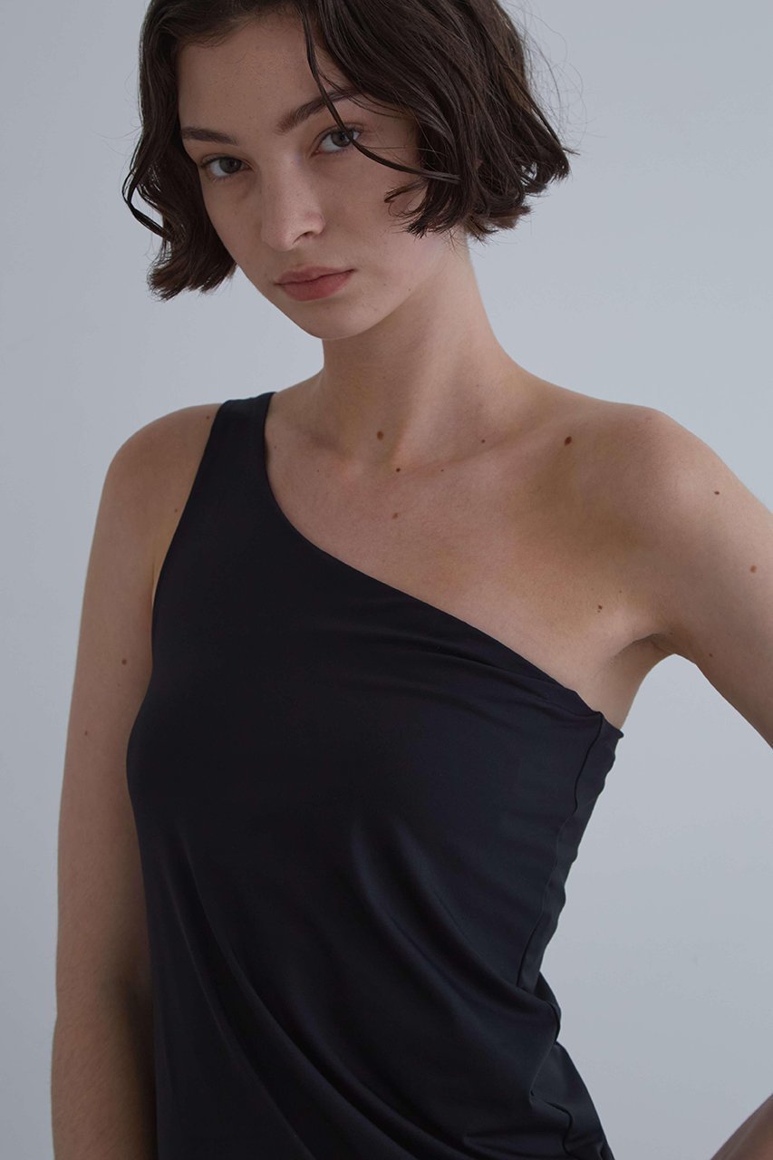 【ル フィル/LE PHIL】の《LE PHIL》カップインナイロンストレッチワンピース 人気、トレンドファッション・服の通販 founy(ファニー) 　ファッション　Fashion　レディースファッション　Fashion for Women　ワンピース　Dresses　チュニック　Tunic Tops & Dresses　おすすめ　Recommended / Our Picks　カッティング　Cutting Detail　シアー　Sheer, See-Through　ショルダー　Shoulder, Shoulder Strap　スタンダード　Standard, Basic　スポーティ　Sporty, Casual Athletic　チュニック　Tunic, Long Top　ドレープ　Drape, Draping Fabric　フィット　Fit, Slim Fit　ロング　Long, Long-Length　新作・新入荷　New Arrivals / New In　other-7|ID: prp329100004895668 ipo3291000000036599693