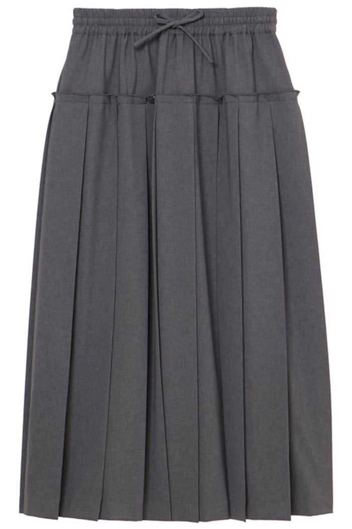 【ミラ ショーン バイ チカ キサダ/mila schon by chika kisada】のウールライク プリーツスカート インテリア・キッズ・メンズ・レディースファッション・服の通販 founy(ファニー) https://founy.com/ ファッション Fashion レディースファッション Fashion for Women スカート Skirts プリーツスカート / 上品フェミニンスタイル Pleated Skirts ロングスカート Long Skirts / Maxi & Midi Skirts プリーツ Pleats, Pleated ロング Long, Long-Length 切替 Switching, Contrast Panel |ID: prp329100004895676 ipo3291000000036599749