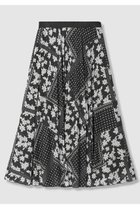 【アナイ/ANAYI】の【セットアップ対応商品】ドットパッチワークプリントプリーツ スカート ブラック|ID: prp329100004895678 ipo3291000000037010459