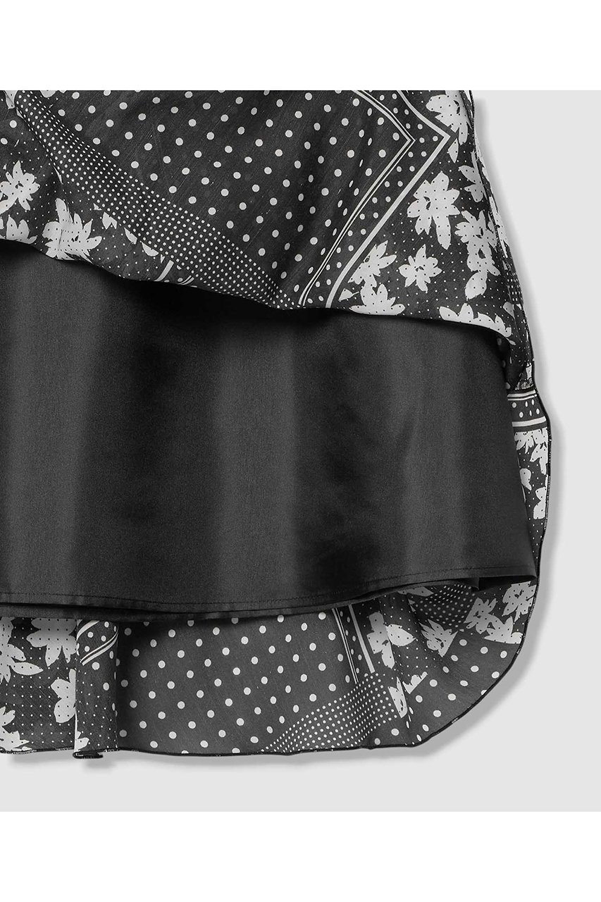 【アナイ/ANAYI】の【セットアップ対応商品】ドットパッチワークプリントプリーツ スカート 大人の最旬トレンドファッション＆コーディネート founy(ファウニー) 　ファッション　Fashion　レディースファッション　Fashion for Women　セットアップ　Matching Sets　スカート・ミニ/ミディ/マキシ　Skirts / Mini, Midi & Maxi Skirts　スカート　Skirts　プリーツスカート / 上品フェミニンスタイル　Pleated Skirts　ロングスカート　Long Skirts / Maxi & Midi Skirts　おすすめ　Recommended / Our Picks　スカーフ　Scarf, Neckwear　セットアップ　Set-Up, Coordinated Outfit　ドット　Polka Dot, Dot Pattern　パッチワーク　Patchwork, Mixed Fabric　フラワー　Flower, Floral　フレア　Flare, Flared　プリント　Print, Printed Pattern　プリーツ　Pleats, Pleated　モノトーン　Monotone, Black and White　リラックス　Relax, Relaxed Fit　ロング　Long, Long-Length　エレガント 上品　Elegant　other-4|ID: prp329100004895678 ipo3291000000037010465