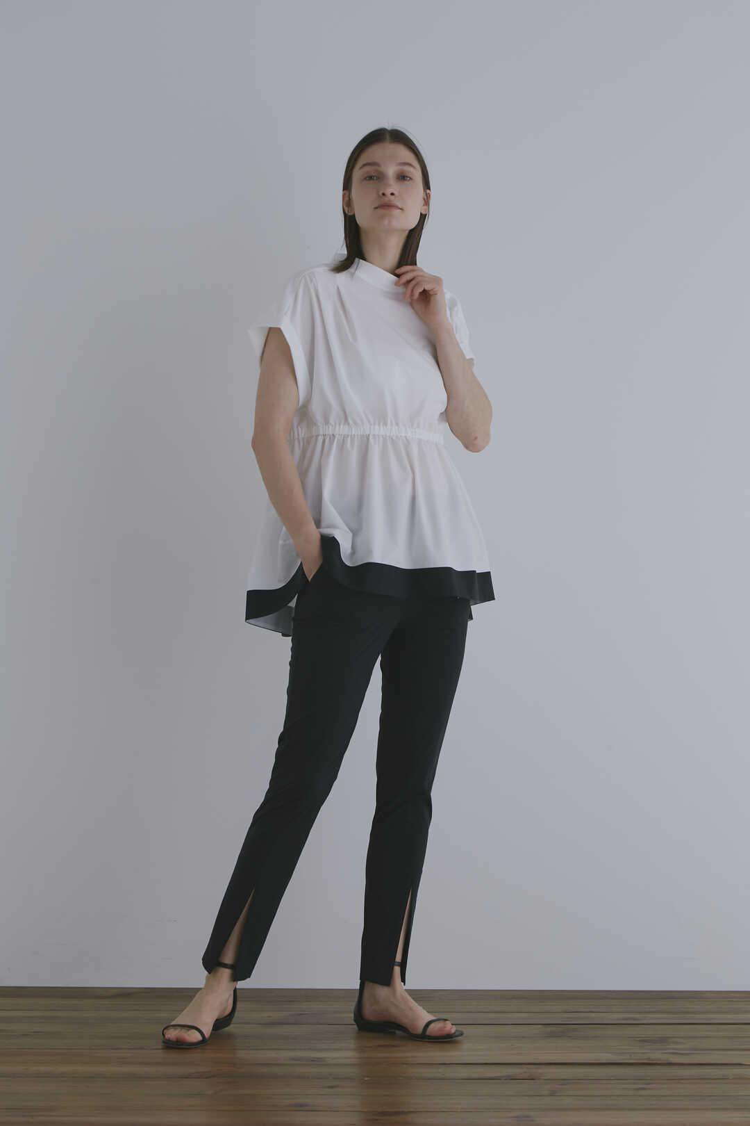 【ル フィル/LE PHIL】の《LE PHIL》SOLOTEX ブロードセンタースリットパンツ 人気、トレンドファッション・服の通販 founy(ファニー) 　ファッション　Fashion　レディースファッション　Fashion for Women　パンツ　Pants & Trousers　スタンダード　Standard, Basic　ストレッチ　Stretch, Stretchy Fabric　スリット　Slit, Slit Detail　ブロード　Broadcloth, Fine Cotton　夏　Summer　定番　Standard, Basic Item　旅行　Travel　other-3|ID: prp329100004895679 ipo3291000000036599778