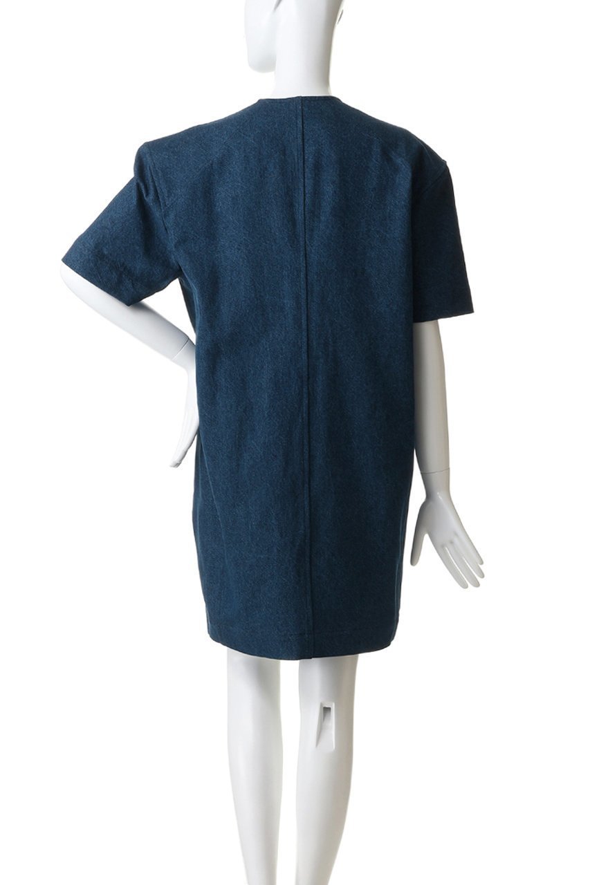 【バウト/BOWTE】のDENIM MINIMUM SHORT DRESS 大人の最旬トレンドファッション＆コーディネート founy(ファウニー) 　ファッション　Fashion　レディースファッション　Fashion for Women　ワンピース　Dresses　フォーマル・パーティードレス・結婚式用ドレス　Elegant & Casual Dresses　チュニック　Tunic Tops & Dresses　ショート　Short, Short Length　シルバー　Silver, Metallic Silver　スタイリッシュ　Stylish, Fashionable　スリーブ　Sleeve, Long Sleeve / Short Sleeve　チュニック　Tunic, Long Top　デニム　Denim, Jeans Material　ドレス　Dress, One-Piece　ハーフ　Half, Half-Length　夏　Summer　春　Spring　S/S・春夏　SS, Spring/Summer, Warm Season　other-4|ID: prp329100004895680 ipo3291000000037240208