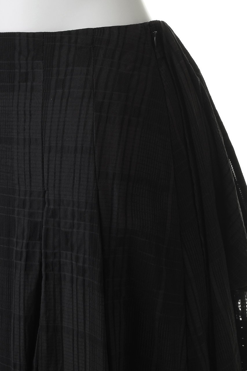 【マノフ/MANOF】のSHEER CHECK FLARE SKIRTSボトムス 大人の最旬トレンドファッション＆コーディネート founy(ファウニー) 　ファッション　Fashion　レディースファッション　Fashion for Women　スカート　Skirts　ロングスカート　Long Skirts / Maxi & Midi Skirts　シアー　Sheer, See-Through　チェック　Check, Plaid, Tartan　フレア　Flare, Flared　リボン　Ribbon, Bow　ルーズ　Loose, Oversized　ロング　Long, Long-Length　other-5|ID: prp329100004895700 ipo3291000000037240645