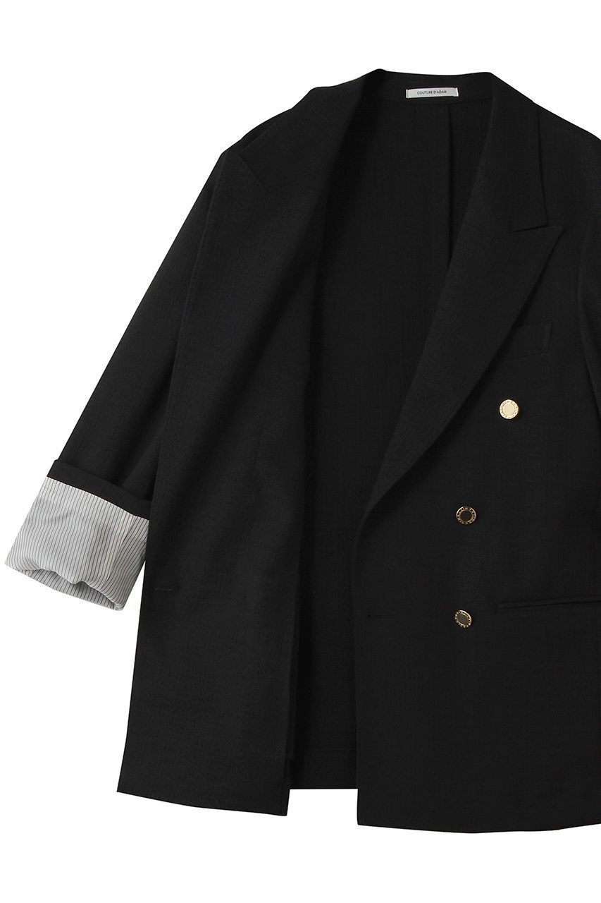 【エリオポール/heliopole】の【COUTURE D ADAM】SUMMER TWEEDダブルジャケット 大人の最旬トレンドファッション＆コーディネート founy(ファウニー) 　ファッション　Fashion　レディースファッション　Fashion for Women　アウター　Coat / Outerwear Collection　レディースジャケット・軽アウター　Jackets　サマー　Summer, Summer Style　ジャケット　Jacket, Outerwear　スタイリッシュ　Stylish, Fashionable　ダブル　Double, Double-Breasted　ツイード　Twill, Twill Weave　夏　Summer　other-6|ID: prp329100004895702 ipo3291000000037240679