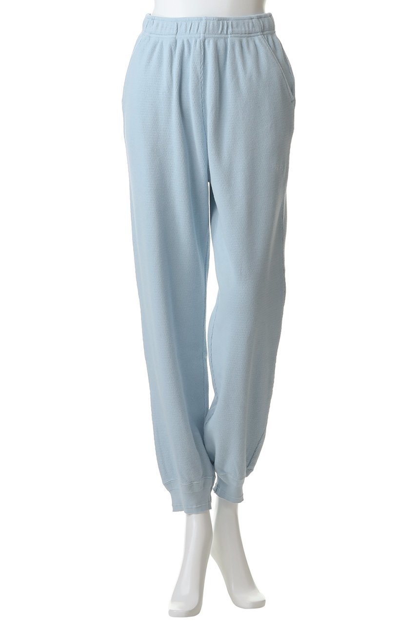 【サードマガジン/THIRD MAGAZINE】の【別注】FAITH MILLS/ロゴ刺繍サーマルパンツ 人気、トレンドファッション・服の通販 founy(ファニー) 　ファッション　Fashion　レディースファッション　Fashion for Women　パンツ　Pants & Trousers　おすすめ　Recommended / Our Picks　サーマル　Thermal, Waffle Knit　ストレート　Straight, Straight Cut　セットアップ　Set-Up, Coordinated Outfit　エレガント 上品　Elegant　別注　Limited Edition, Custom Order　other-2|ID: prp329100004895703 ipo3291000000036600016