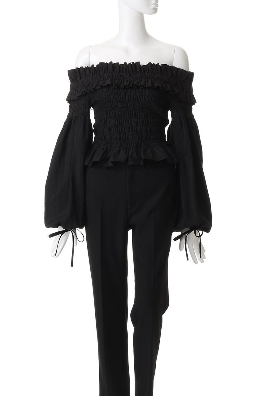 【レモンプレット/Lemonplet】のDUCHESSE TOP 人気、トレンドファッション・服の通販 founy(ファニー) ファッション Fashion レディースファッション Fashion for Women トップス・カットソー Cut & Sew Tops シャツ・ブラウス・オフィスカジュアル Elegant Blouses & Button-Ups ギャザー Gathered, Ruffled スリーブ Sleeve, Long Sleeve / Short Sleeve フェミニン Feminine, Girly フリル Frill, Ruffle ボトム Bottoms, Lower Wear リボン Ribbon, Bow ロング Long, Long-Length other-2|ID: prp329100004895745 ipo3291000000036600600