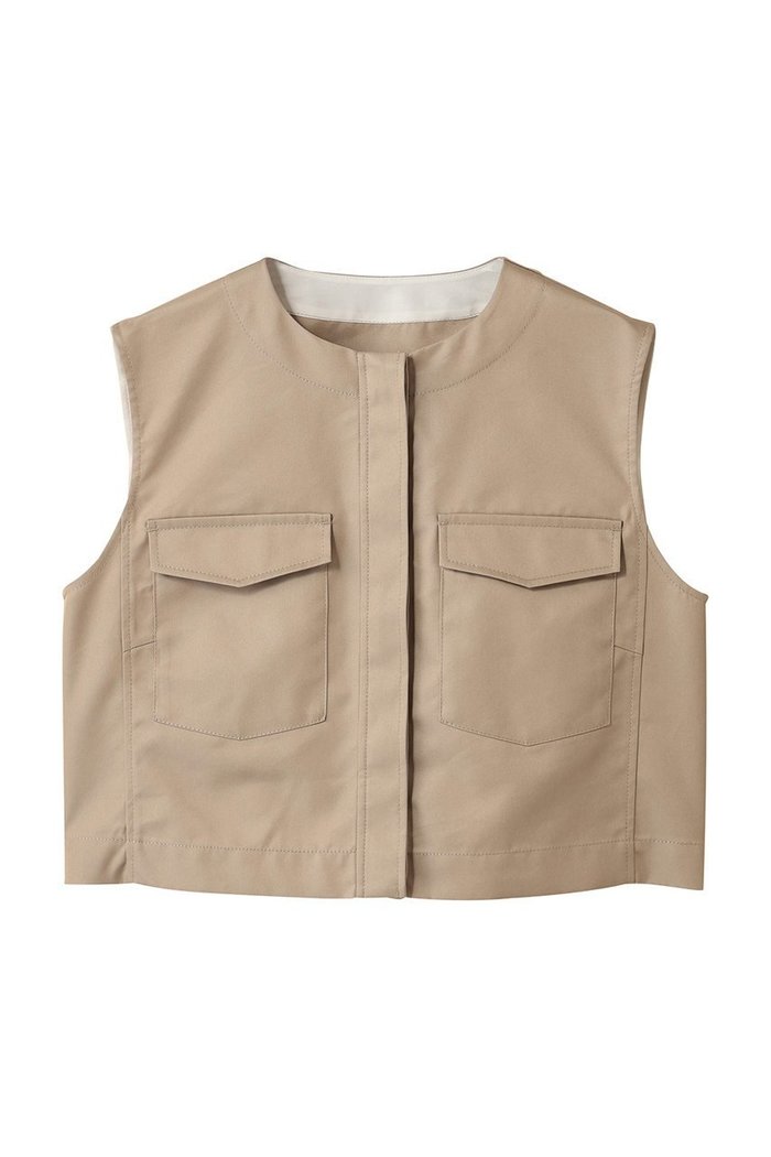 【アンクレイヴ/uncrave】のチノギャバジン ジレブラウス インテリア・キッズ・メンズ・レディースファッション・服の通販 founy(ファニー) https://founy.com/ ファッション Fashion レディースファッション Fashion for Women アウター Coat / Outerwear Collection トップス・カットソー Cut & Sew Tops キャミソール&ノースリーブ Camisoles & Sleeveless Tops シャツ・ブラウス・オフィスカジュアル Elegant Blouses & Button-Ups ベスト&ジレ / 重ね着スタイル Vests & Gilets ジャケット Jacket, Outerwear セットアップ Set-Up, Coordinated Outfit デニム Denim, Jeans Material ノースリーブ Sleeveless, No-Sleeve バランス Balance, Style Balance フォルム Silhouette, Form フラップ Flap, Flap Pocket ベスト Vest, Waistcoat ポケット Pocket, Pocket Detail |ID: prp329100004895750 ipo3291000000036600655