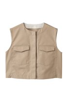 【アンクレイヴ/uncrave】のチノギャバジン ジレブラウス ベージュ|ID: prp329100004895750 ipo3291000000036600655