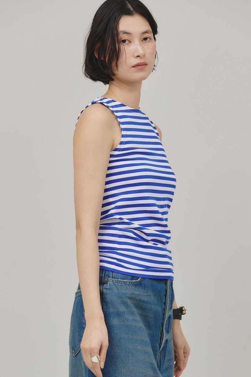 【カレンソロジー/Curensology】の〈&RC〉ボーダータンクトップ 人気、トレンドファッション・服の通販 founy(ファニー) 　ファッション　Fashion　レディースファッション　Fashion for Women　トップス・カットソー　Cut & Sew Tops　キャミソール&ノースリーブ　Camisoles & Sleeveless Tops　シャツ・ブラウス・オフィスカジュアル　Elegant Blouses & Button-Ups　ロングTシャツ・Tシャツ　Longline T-Shirts & Tees　カットソー・ベーシックTシャツ　Cut-and-Sewn Tops / Stretch Tees & Basics　キャミソール　Camisole, Spaghetti Strap Top　ストライプ　Stripe, Striped Pattern　タンク　Tank Top, Sleeveless Top　ボーダー　Border, Stripe　ヴィンテージ　Vintage Style　今季　This Season, Current Season　other-3|ID: prp329100004895769 ipo3291000000036600893