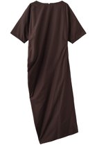 【イレーヴ/YLEVE】のFINX COTTON ウェザー アシンメトリー ワンピース バーガンディー|ID:prp329100004895778
