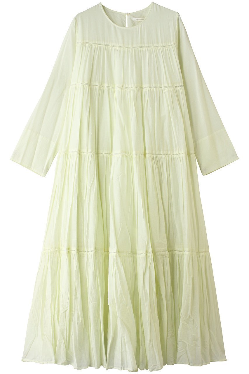 【ヌキテパ/NE QUITTEZ PAS】のCctton Voile ティアード マキシ ドレス インテリア・キッズ・メンズ・レディースファッション・服の通販 founy(ファニー) 　ファッション　Fashion　レディースファッション　Fashion for Women　ワンピース　Dresses　フォーマル・パーティードレス・結婚式用ドレス　Elegant & Casual Dresses　チュニック　Tunic Tops & Dresses　おすすめ　Recommended / Our Picks　サンダル　Sandals, Summer Shoes　スニーカー　Sneakers, Trainers　チュニック　Tunic, Long Top　ティアード　Tiered, Tiered Style　ドレス　Dress, One-Piece　フェミニン　Feminine, Girly　マキシ　Maxi, Full Length　ロング　Long, Long-Length　夏　Summer　新作・新入荷　New Arrivals / New In　ライム|ID: prp329100004895779 ipo3291000000036601063