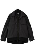 【メゾンスペシャル/MAISON SPECIAL】の【UNISEX】レイヤリングMA-1オープンカラーシャツ C.GRY(チャコールグレー)|ID: prp329100004895780 ipo3291000000036931647