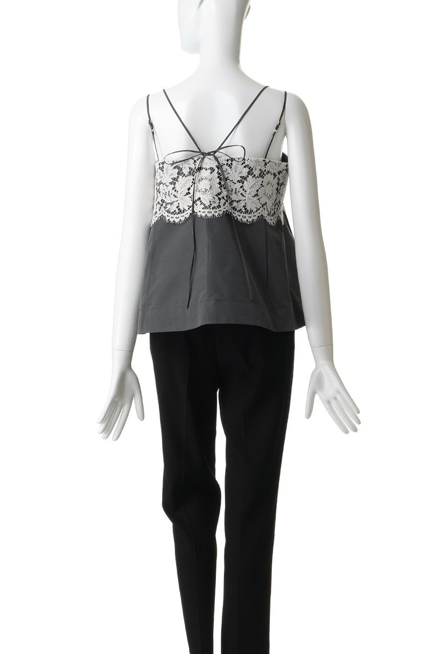 【エブール/ebure】の【4/3 0:00販売開始】シルキータフタ フレンチレースキャミソール 人気、トレンドファッション・服の通販 founy(ファニー) 　ファッション　Fashion　レディースファッション　Fashion for Women　トップス・カットソー　Cut & Sew Tops　キャミソール&ノースリーブ　Camisoles & Sleeveless Tops　シャツ・ブラウス・オフィスカジュアル　Elegant Blouses & Button-Ups　インナー　Innerwear　カットソー　Cut and Sewn Top　キャミソール　Camisole, Spaghetti Strap Top　ジャケット　Jacket, Outerwear　タフタ　Taffeta, Structured Fabric　ノースリーブ　Sleeveless, No-Sleeve　フォルム　Silhouette, Form　フランス　France, French　リボン　Ribbon, Bow　レース　Lace, Lace Fabric　other-4|ID: prp329100004895783 ipo3291000000036643427