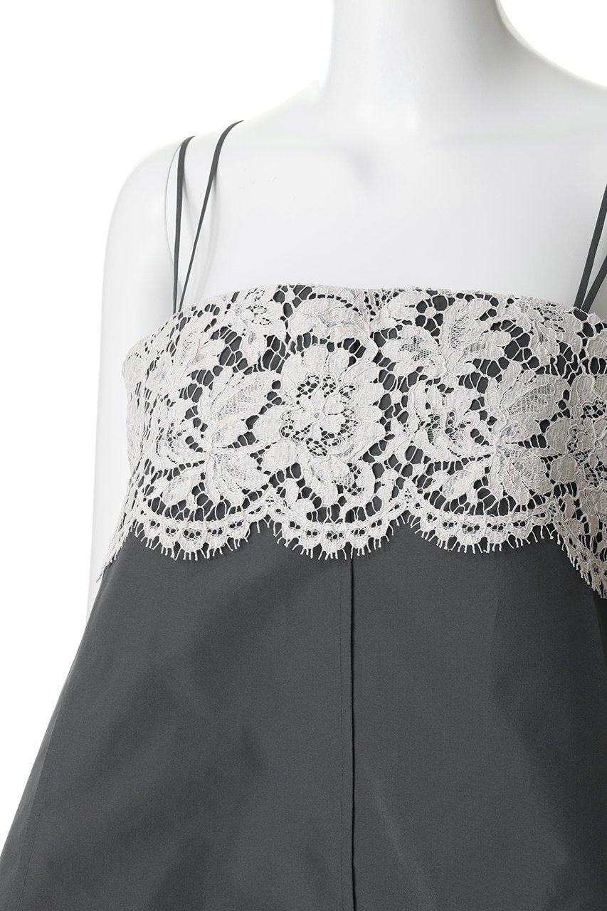 【エブール/ebure】の【4/3 0:00販売開始】シルキータフタ フレンチレースキャミソール 人気、トレンドファッション・服の通販 founy(ファニー) 　ファッション　Fashion　レディースファッション　Fashion for Women　トップス・カットソー　Cut & Sew Tops　キャミソール&ノースリーブ　Camisoles & Sleeveless Tops　シャツ・ブラウス・オフィスカジュアル　Elegant Blouses & Button-Ups　インナー　Innerwear　カットソー　Cut and Sewn Top　キャミソール　Camisole, Spaghetti Strap Top　ジャケット　Jacket, Outerwear　タフタ　Taffeta, Structured Fabric　ノースリーブ　Sleeveless, No-Sleeve　フォルム　Silhouette, Form　フランス　France, French　リボン　Ribbon, Bow　レース　Lace, Lace Fabric　other-5|ID: prp329100004895783 ipo3291000000036643428