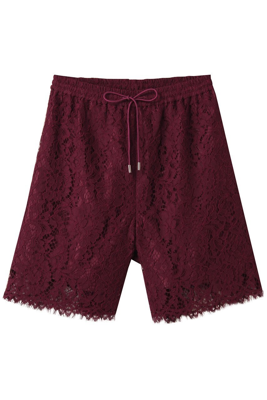【メゾンスペシャル/MAISON SPECIAL】のLace Shorts/レースハーフパンツ インテリア・キッズ・メンズ・レディースファッション・服の通販 founy(ファウニー) 　ファッション　Fashion　レディースファッション　Fashion for Women　パンツ　Pants & Trousers　ショートパンツ・ハーフパンツ　High-Waisted & Relaxed Shorts　インナー　Innerwear　今季　This Season, Current Season　ショート　Short, Short Length　ミュール　Mule, Backless Shoes　レース　Lace, Lace Fabric　再入荷　Restock / Back in Stock　おすすめ　Recommended / Our Picks　夏　Summer　エレガント 上品　Elegant　BRD(ボルドー)|ID: prp329100004895795 ipo3291000000036601362