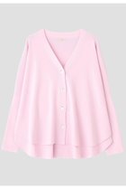 【ル フィル/LE PHIL】のオーバーサイズラウンドヘムカーデ 人気、トレンドファッション・服の通販 founy(ファニー) ファッション Fashion レディースファッション Fashion for Women トップス・カットソー Cut & Sew Tops ニット Knit Tops & Sweaters カーディガン・羽織り Layered Style Cardigans カーディガン Cardigan, Knitwear サークル Circle, Round Design シンプル Simple, Minimal スタンダード Standard, Basic フォルム Silhouette, Form ポンチョ Poncho, Cape Style thumbnail ピンク|ID: prp329100004895799 ipo3291000000036601409